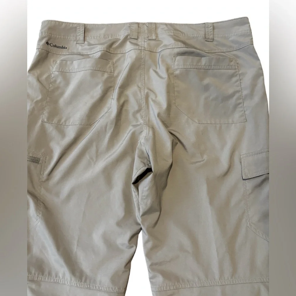 Columbia MENS Omni shield sun protect khaki top stop hiking pants SZ 42 Gorpcore